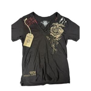 Pollution Black Splatter Short Sleeve ~L, 2XL~